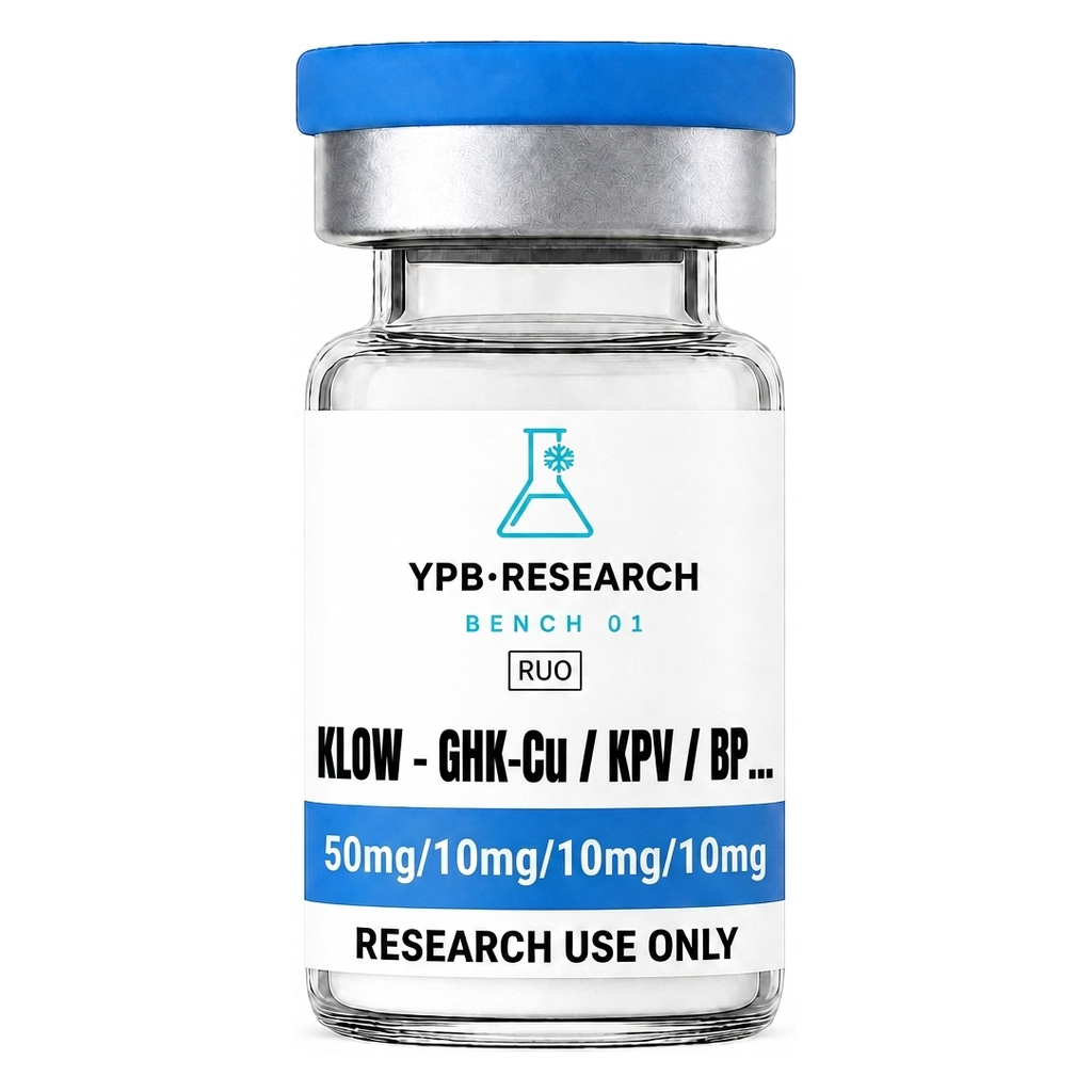 KLOW - GHK-Cu (50mg) / KPV (10mg) / BPC-157 (10mg) / TB500 (10mg)